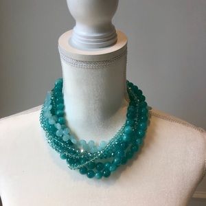 Quartz and Swarovski Crystal necklace